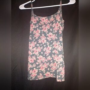 American eagle vintage flower pattern fitted Cami/tank top